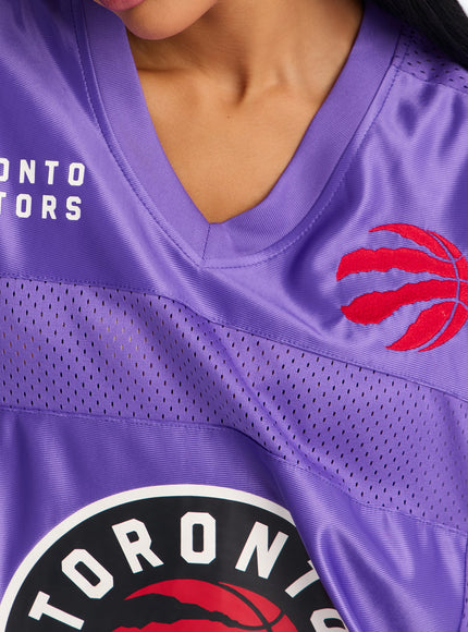 Fashion Nova Women's NBA Toronto Raptors Mesh Top Purple