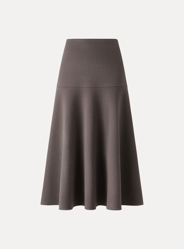 Mid-Rise Circle Midi Skirt