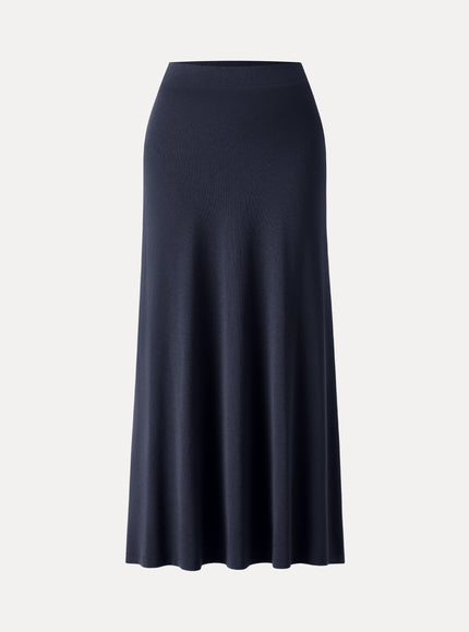 High-Rise A-Line Maxi Skirt