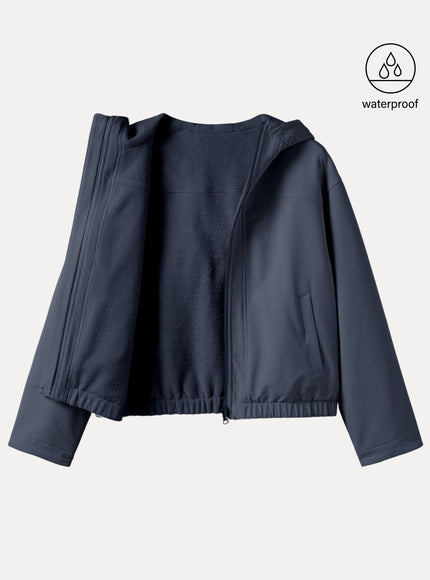 Water-Proof Fleece Reversable Hooded Jacket