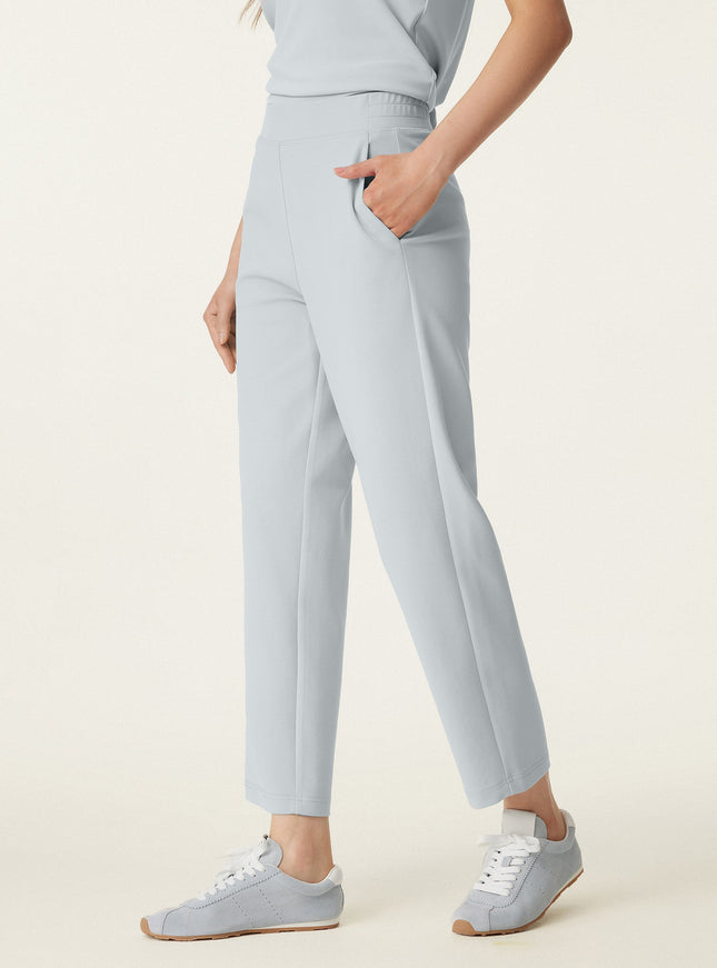 Mid Rise Pull-on Tapered Pant with Pockets