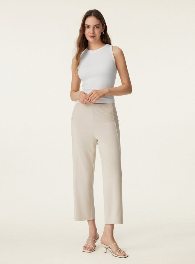 Crewneck Cotton New Airy Built-In Bra Tank