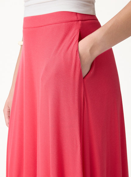 CoolTouch Midi Circle Flare Skirt with Pockets