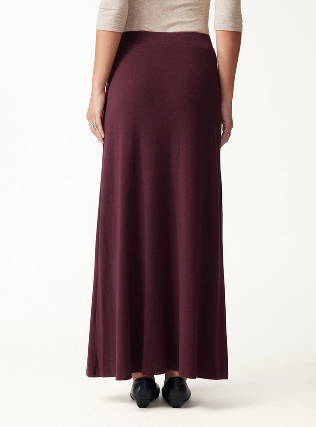 High-Rise A-Line Maxi Skirt