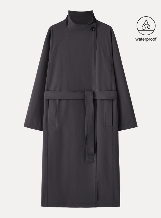 Waterproof Belted Trench Coat
