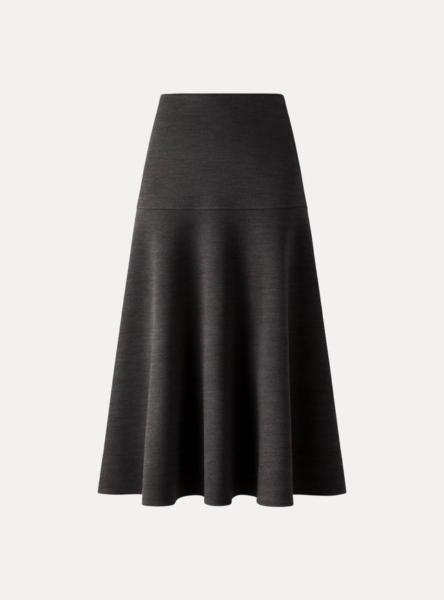 Mid-Rise Circle Midi Skirt