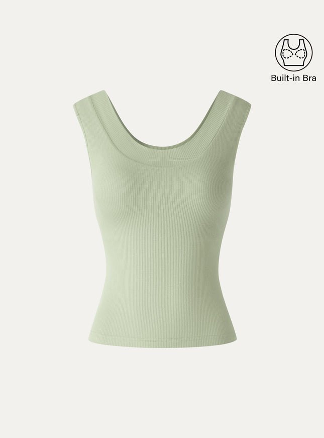 CoolTouch U-Neck Built-In Bra Tank