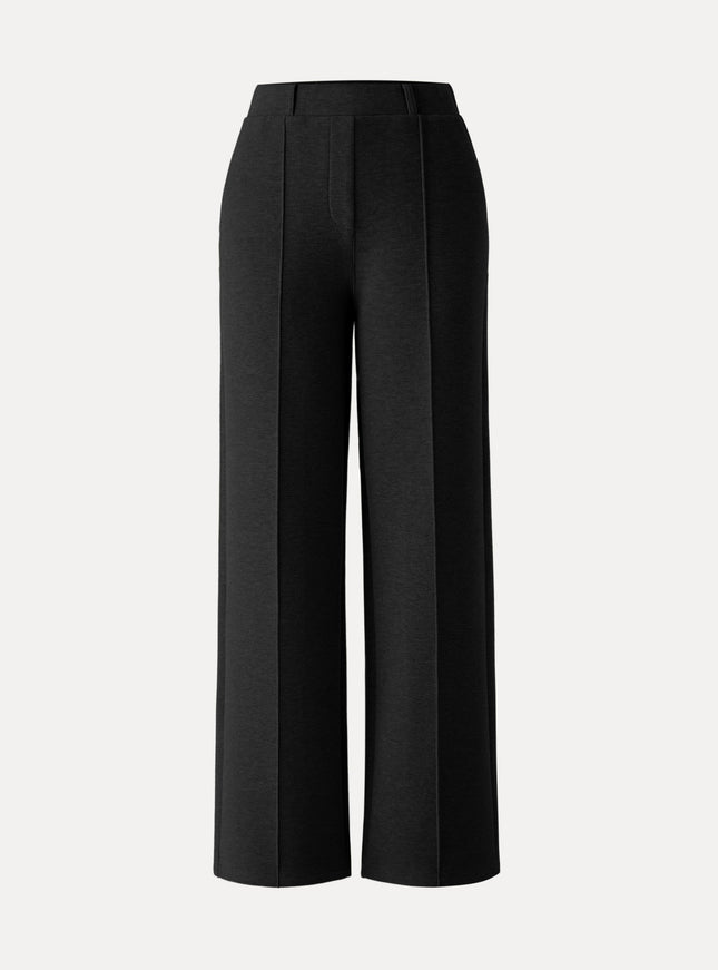 High Waisted Warm Straight Leg Pull On Pant