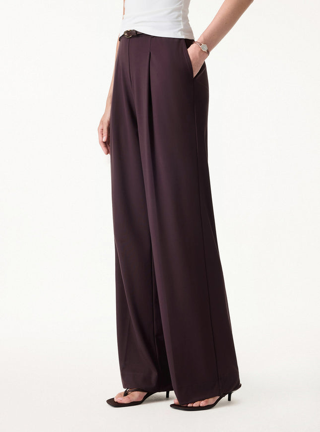 Stretchy Flowy High Rise Wide Leg The Success Pants