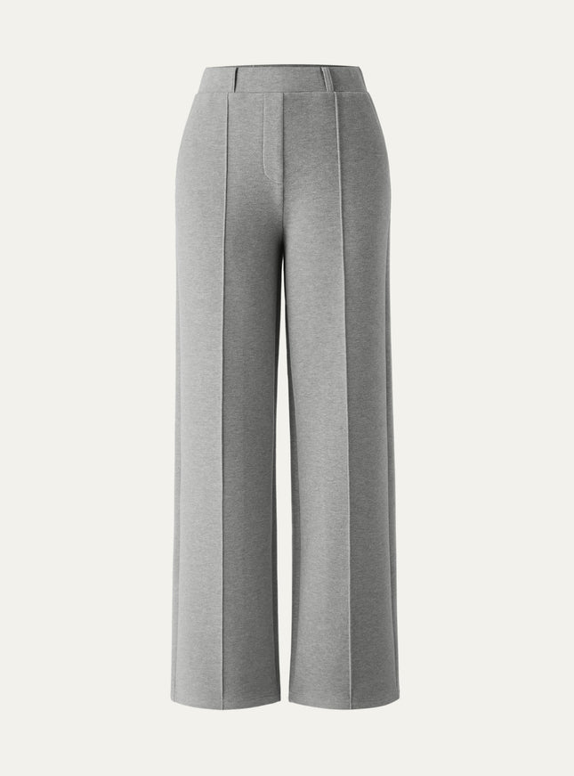 High Waisted Warm Straight Leg Pull On Pant