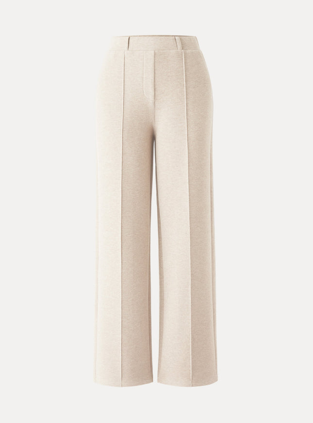 High Waisted Warm Straight Leg Pull On Pant