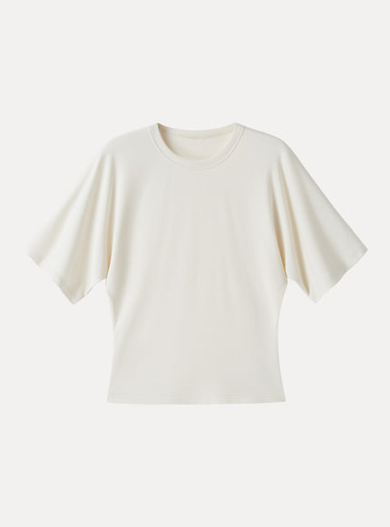 Elevated Cotton-Blend Essential Tee