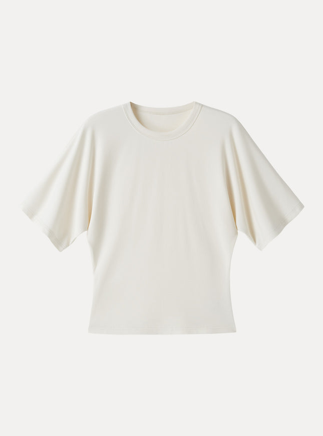 Elevated Cotton-Blend Essential Tee