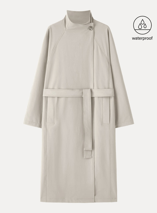Waterproof Belted Trench Coat