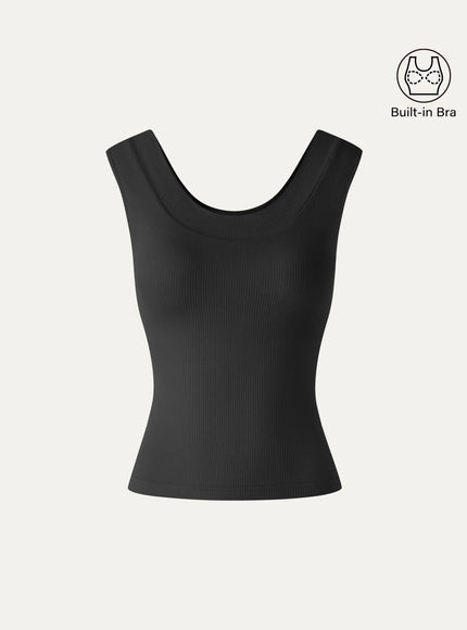 CoolTouch U-Neck Built-In Bra Tank