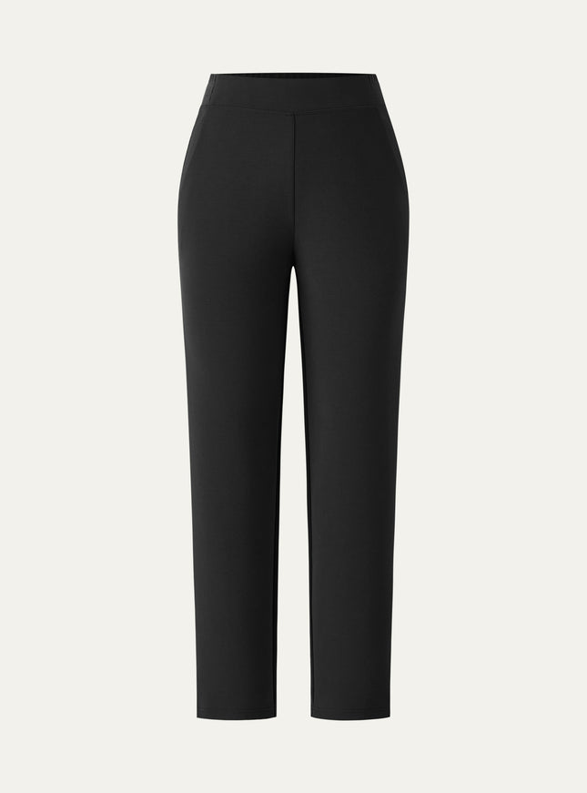 Mid Rise Pull-on Tapered Pant with Pockets
