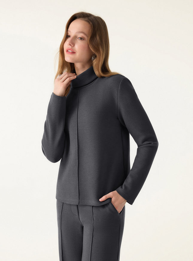 Turtleneck Long Sleeve Top