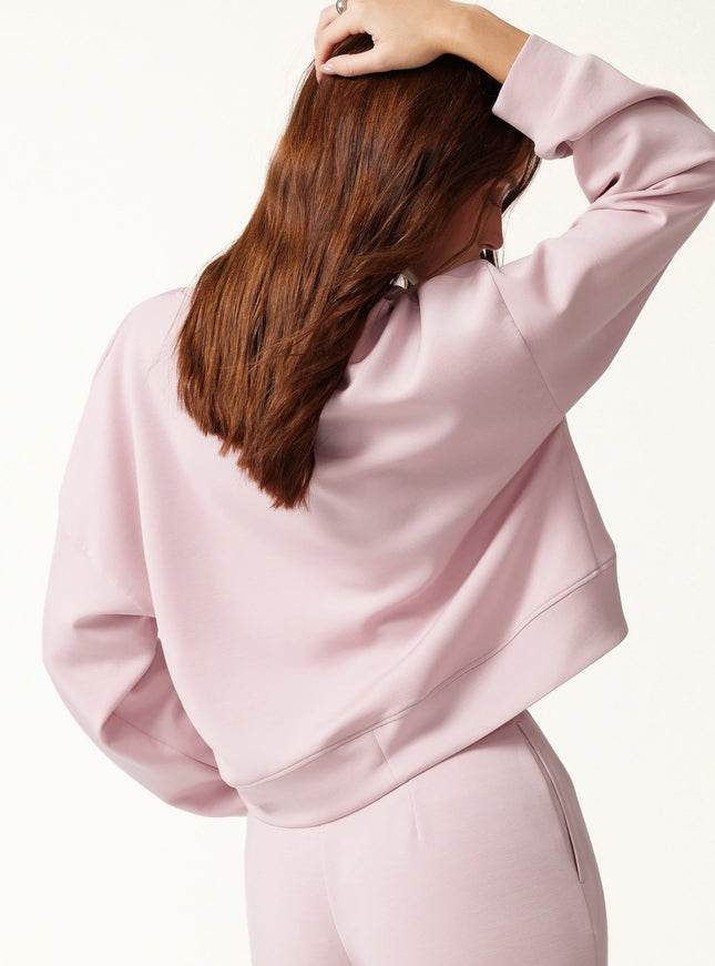 2Pcs Set Long Sleeve Shrug Cardigan & High-Rise Wide Leg Pants with Pockets
