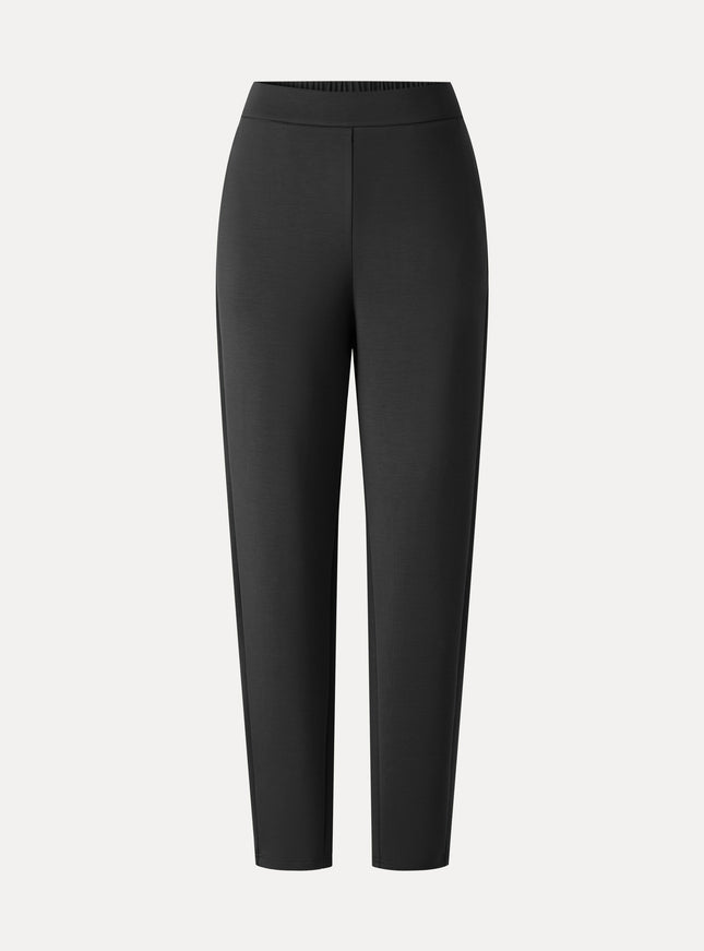 Petite TravelEase High-Rise Ankled Barrel Pants with Pockets