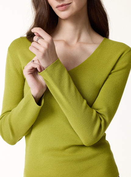 The Everyday V-Neck Merino-Blend Sweater