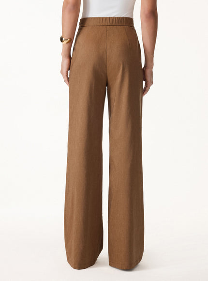 Drawstring Wide Leg Pant with Pockets