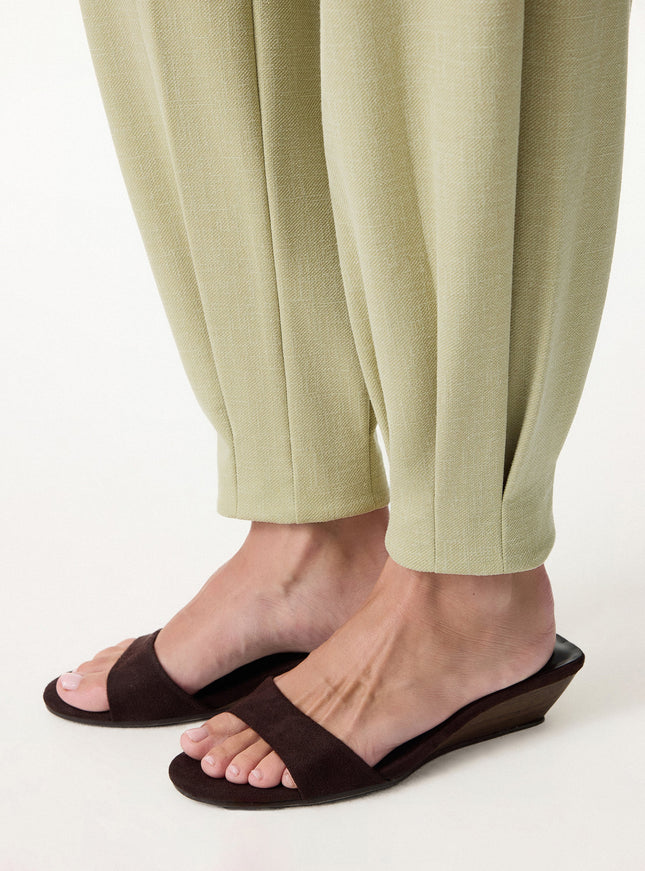 Stretch Linen-Like Wrinkle-Resistant Tapered Pant