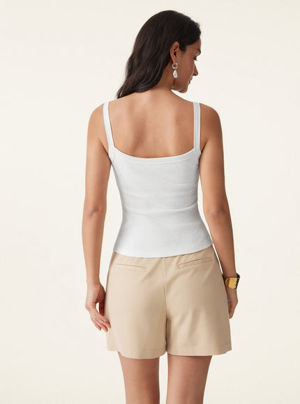 Everyday Cotton Low Back New Airy Built-In Bra Tank