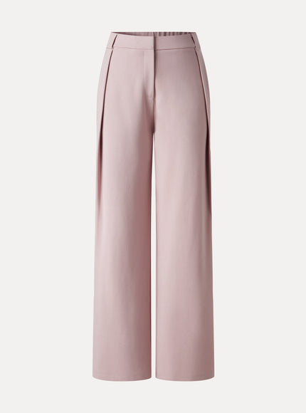 Ponte High-Rise Straight-Leg Pants with Pockets - Heather Charcoal Grey